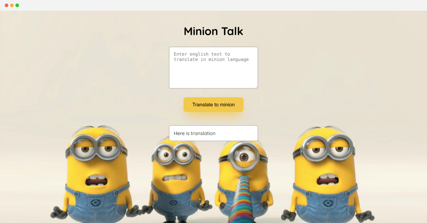 Minion-Talk